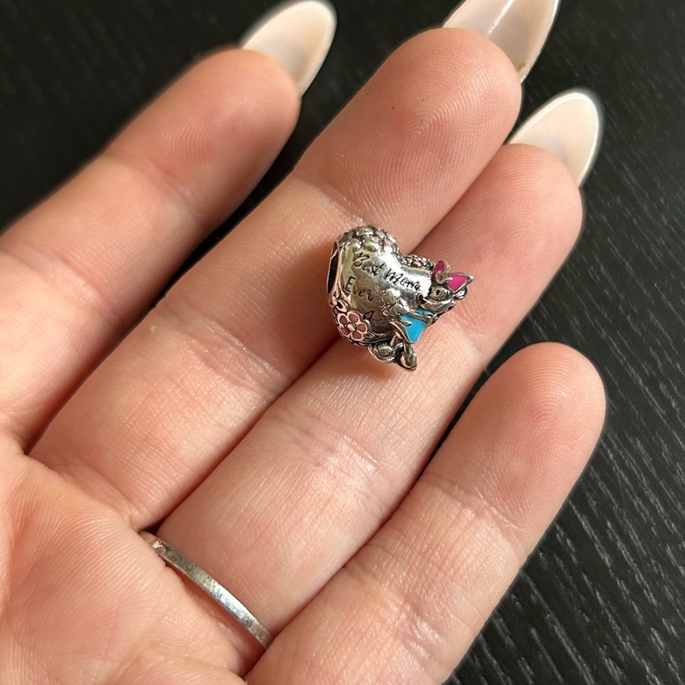 Minnie Mouse Disney Pandora Best Mom Ever Charm